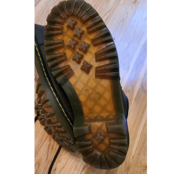 Dr. Martens Faora Mid Top Brown Leather Boot Size 8 - Picture 10 of 15